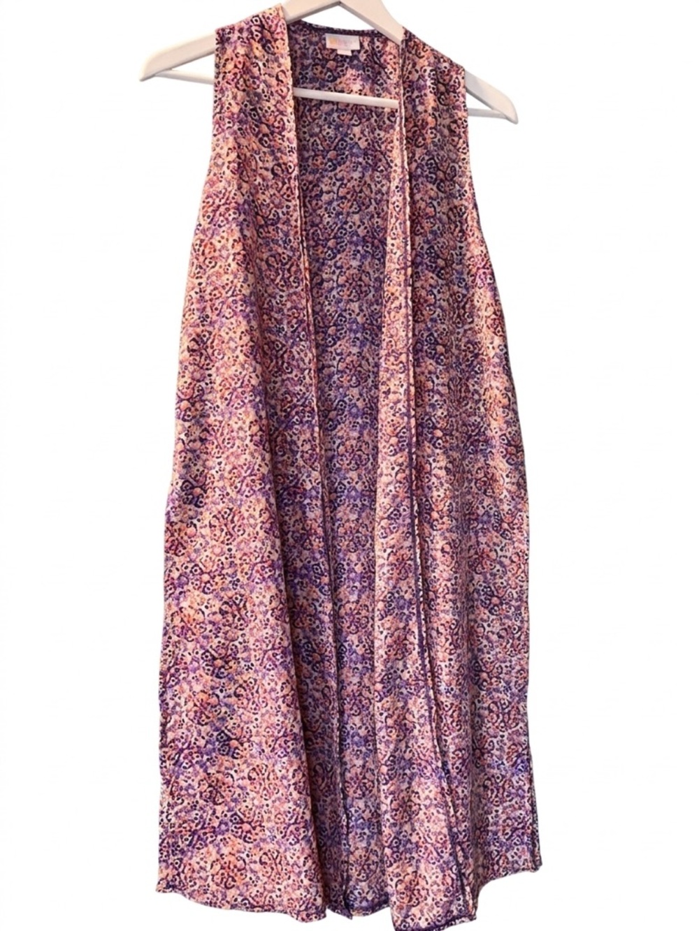 Women’s Pink Floral Duster, LulaRoe Joy